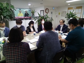 [NSP PHOTO]유근식 도의원, 광명시 고등부 육상지도자 처우개선 정담회 열어