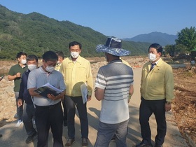 [NSP PHOTO]순천시의회, 황전면 수해현장 특별재난지역 포함 촉구