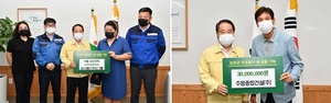 [NSP PHOTO]담양군, 호우피해 이재민 돕기 손길 봇물