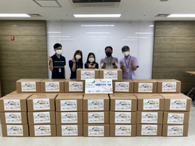 [NSP PHOTO]오산남부종합사회복지관·LG이노텍, 결식위기가정 생필품 지원