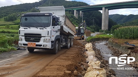 [NSP PHOTO]진안군, 특별재난지역 추가 지정...수해복구 총력