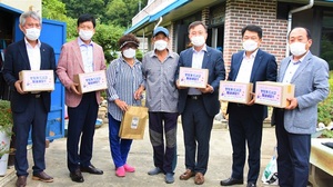 [NSP PHOTO]농협광주본부, 수해 농민에 사랑의 반찬 나눔 훈훈