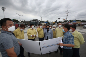 [NSP PHOTO]포항시의회, 의장단 및 상임위원장단 태풍대비 현장점검 실시