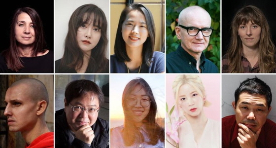 NSP통신-부천국제애니메이션페스티벌 국제경쟁 심사위원으로 선정된 안카 다미안(왼쪽 시계방향으로), 구혜선, 김보라, 이고르 코발로프, 레카 부시, 토마시 포파쿨, 이성강, 송시치, 박초롱, 성기완. (부천시)