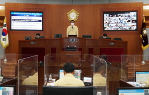 [NSP PHOTO]오산시의회, 전국 최초 온택트 제252회 임시회 폐회