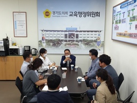 [NSP PHOTO]안광률 경기도의원, 시흥 목감1중학교 신설 관계자 회의 개최