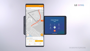 [NSP PHOTO]LG전자 전략폰 LG 윙 공개…롤러블폰 깜짝 공개