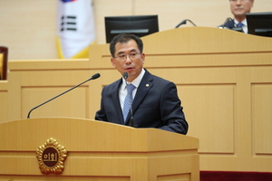 [NSP PHOTO]여수 최병용 도의원, 전라선고속철도 국가계획 반영 촉구 건의안 대표발의