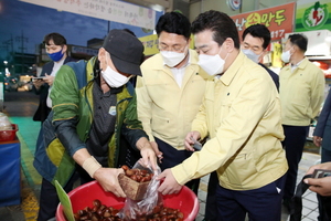 [NSP PHOTO]박정 민주당 경기도당위원장, 태풍 피해지역 현장 방문