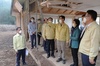 [NSP PHOTO]양승조 충남지사, 임시거주시설 거주 이재민 찾아 위문