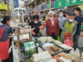 [NSP PHOTO]오산시, 추석맞이 전통시장 장보기 행사 열어