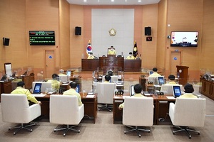 [NSP PHOTO]완주군의회, 비대면 임시회 개회