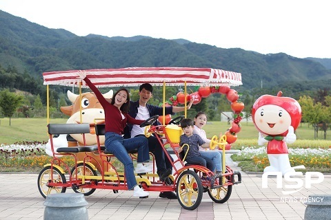 [NSP PHOTO]장수군 장수누리파크로 가족자전거 타러 오세요