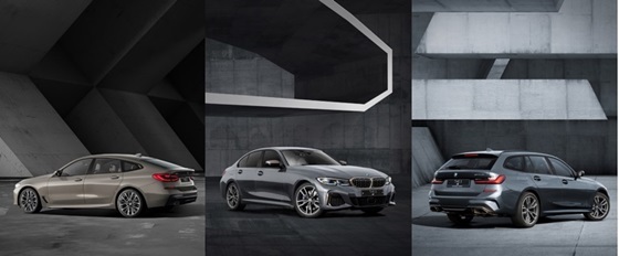 NSP통신-왼쪽부터 630i xDrive BMW 코리아 25주년 월드 프리미어 에디션, M340i BMW 코리아 25주년 라임 락 그레이 에디션, M340i xDrive 투어링 BMW 코리아 25주년 에디션 (BMW 코리아)