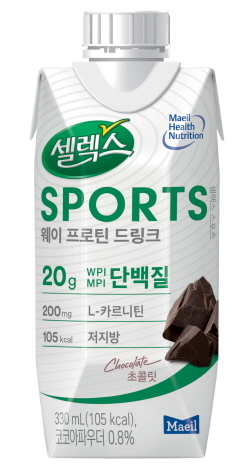 NSP통신-셀렉스 스포츠 웨이프로틴 드링크 초콜릿 (매일유업 제공)