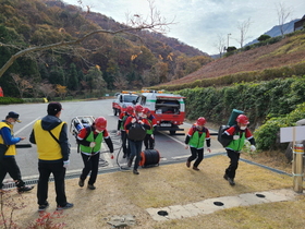 [NSP PHOTO]전남도, 산불 지상진화 경연 화순군 최우수상 영예