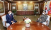 [NSP PHOTO]최홍묵 계룡시장, 육군참모총장과 환담·업무협의