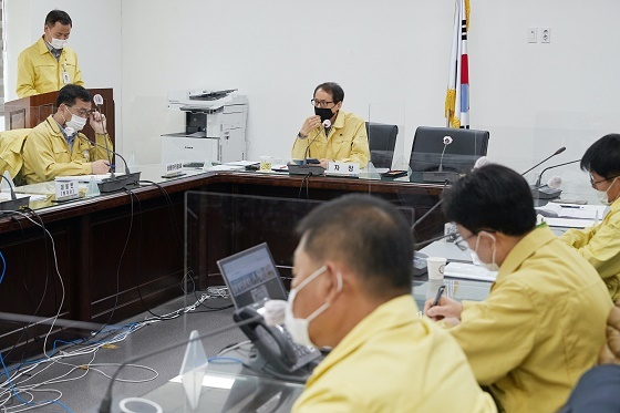 NSP통신-▲아산시가 재난안전대책본부 회의를 개최했다. (아산시)