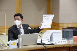 [NSP PHOTO]양철민 경기도의원, 광교신도시 개발이익금 정산·GH공사 소송대응 질타