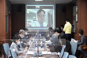 [NSP PHOTO]순천시의회 포스트코로나 연구회, 감염병 전문가 화상 강연회 개최