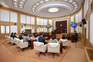 [NSP PHOTO]제222회 경산시의회 임시회 개회