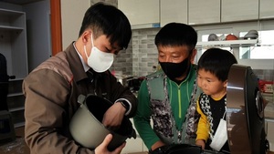 [NSP PHOTO]쿠쿠전자, KBS 동행 출연 한 부모 가정에 가전 지원
