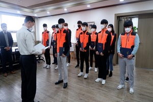 [NSP PHOTO]순천소방서, 전남 최초 대학생 의용소방대원 운영