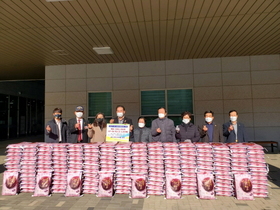 [NSP PHOTO]오산시, 국가유공자 위해 보훈단체에 백미·마스크 지원