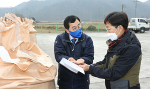 [NSP PHOTO]주낙영 경주시장, 공공비축미 매입현장 방문... 농업인 격려