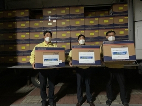 [NSP PHOTO]노블바이오 순천시에 3억원 상당 검체키트 10만개 지원