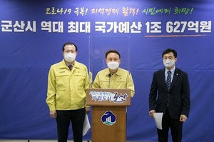 [NSP PHOTO]군산시, 내년도 국가예산 1조627억 확보...역대 최대