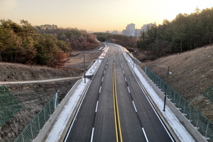 [NSP PHOTO]영천시, 오는 9일 창신아파트-오미마을간 도로 개통