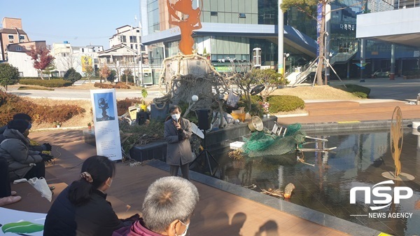 NSP통신-전남교육청이 지난 6일 개최한 생태생명교육 작품 전시회. (전남교육청)