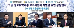 [NSP PHOTO]NH농협‧신한‧우리‧하나은행, 한국재정정보원과 e나라 도움뱅크 출범