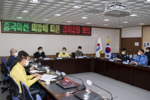 [NSP PHOTO]울릉군, 중국어선 울릉연안 피항 대응 유관기관 협력체계 구축