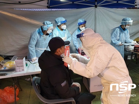 [NSP PHOTO]완주군, 검체채취 요원 미리 양성 선제적 대응 주효