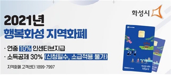 NSP통신-2021년 지역화폐 인센티브 안내. (화성시)