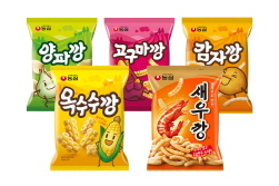 NSP통신-깡스낵 5종 (농심 제공)