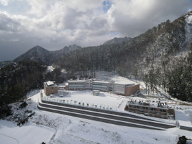 [NSP PHOTO]올해 개교한 울릉중학교, 폭설로 학생들 3일째 등교 못해