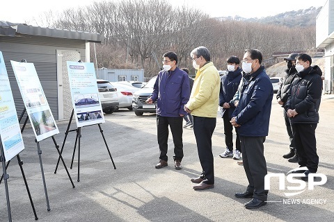 [NSP PHOTO]유진섭 정읍시장, 겨울철 제설 자재 확보 현황 점검