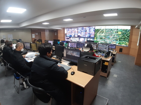 NSP통신-CCTV관제센터 운영 모습. (안성시)