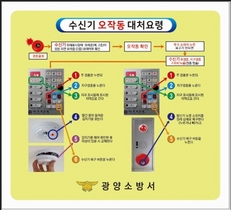 [NSP PHOTO]광양소방서 , 소방시설 오작동 대처 매뉴얼 제작·배부