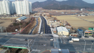 [NSP PHOTO]경주시, 현곡면 하구리 도시계획도로 확장 개통