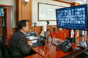 [NSP PHOTO]대구가톨릭대, 우동기 총장 취임...공생·협력·융복합의 가치 강조