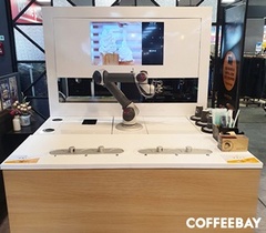 [NSP PHOTO]커피베이, 롯봇 활용으로 스마트카페 경쟁력 높인다