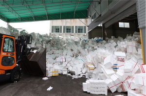[NSP PHOTO]용인시 재활용센터, 스티로폼 분리배출 캠페인 전개