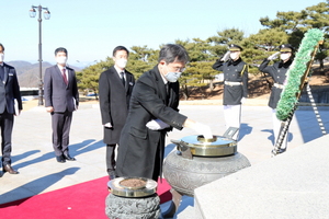 [NSP PHOTO]이남우 국가보훈처 차장, 국립영천호국원 현장 방문