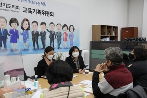 [NSP PHOTO]김은주 경기도의원, 학교 밖 청소년 사회적보호 논의 정담회 가져