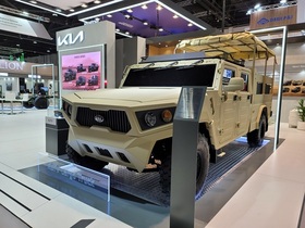 [NSP PHOTO]기아, UAE 방산전시회서 소형전술차량 콘셉트카 2종 세계 최초 공개