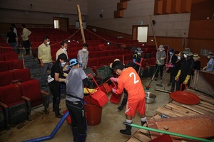 [NSP PHOTO]구례군, 사회복지관·섬진아트홀 수해복구 속도낸다